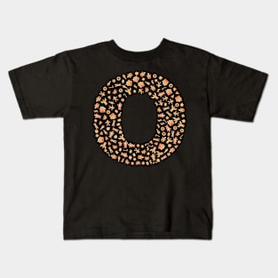 Letter O Initial Christmas Decorations Gingerbread Kids T-Shirt